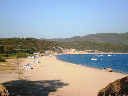 Tristinika beach Sithonia